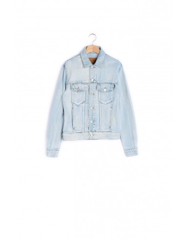 Blouson en denim rembourrage situé sous