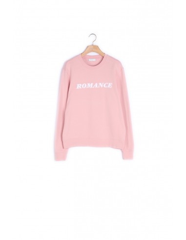 Sweat floqué Romance basket pas cher