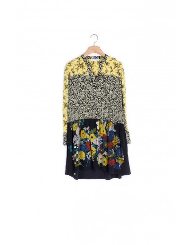 Robe en patchwork fleuri sur le site 