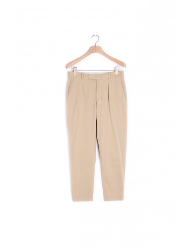 Pantalon coupe carotte en coton Fin de série